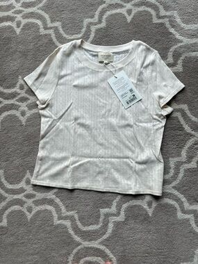 Sézane Camil T-Shirt Cream new with tags